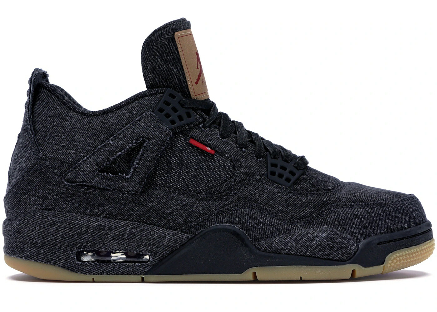 ナイキ ジョーダン 黒いこと 黒いこと LEVI\u0027S スニーカー メンズ JORDAN 4 RETRO BLACK (BLANK TAG) / BLACK BLACK BLACK