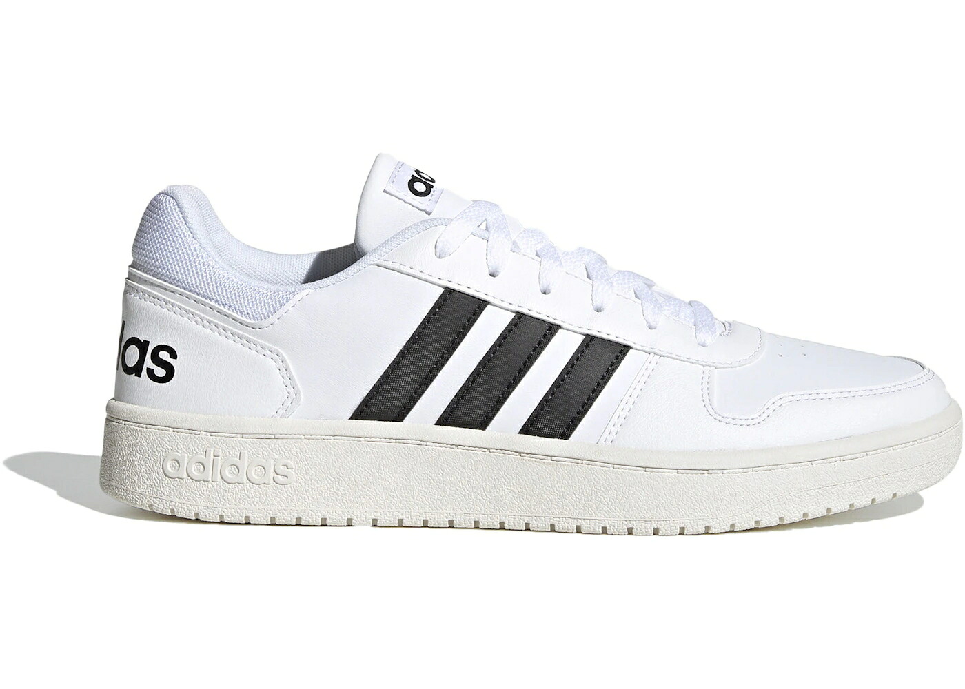 アディダス 白色 ホワイト コア 黒色 ブラック 2.0 スニーカー メンズ ADIDAS HOOPS CLOUD WHITE / CLOUD WHITE CORE BLACK CLOUD｜スニケス