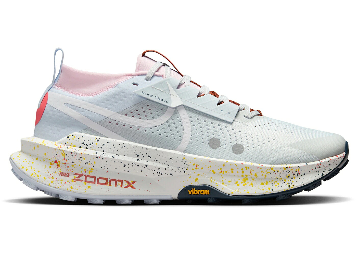 ナイキ 純然たる プラチナム 薄墨色 薄墨色 サクラ色 白いこと 白いこと スニーカー メンズ NIKE ZOOMX ZEGAMA TRAIL 2 PURE PLATINUM FOOTBALL GREY PINK FOAM WHITE / PURE PLATINUM FOOTBALL GREY PINK