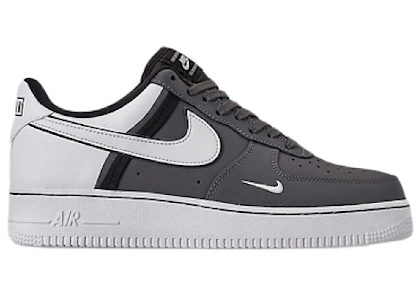 ナイキ 灰色 グレー 白色 ホワイト 黒色 ブラック エアフォース '07 スニーカー メンズ NIKE AIR FORCE 1 LOW LV8 DARK GREY / DARK GREY WHITE BLACK