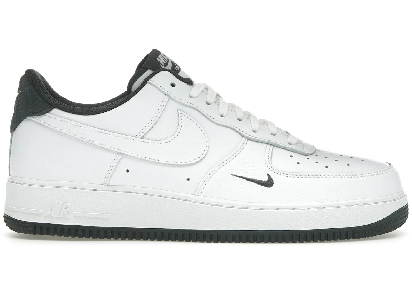 ナイキ 白いこと 白いこと スウッシュ スウォッシュ 空軍 \u002707 スニーカー メンズ NIKE AIR FORCE 1 LOW WHITE ANTHRACITE MINI SWOOSH / WHITE ANTHRACITE