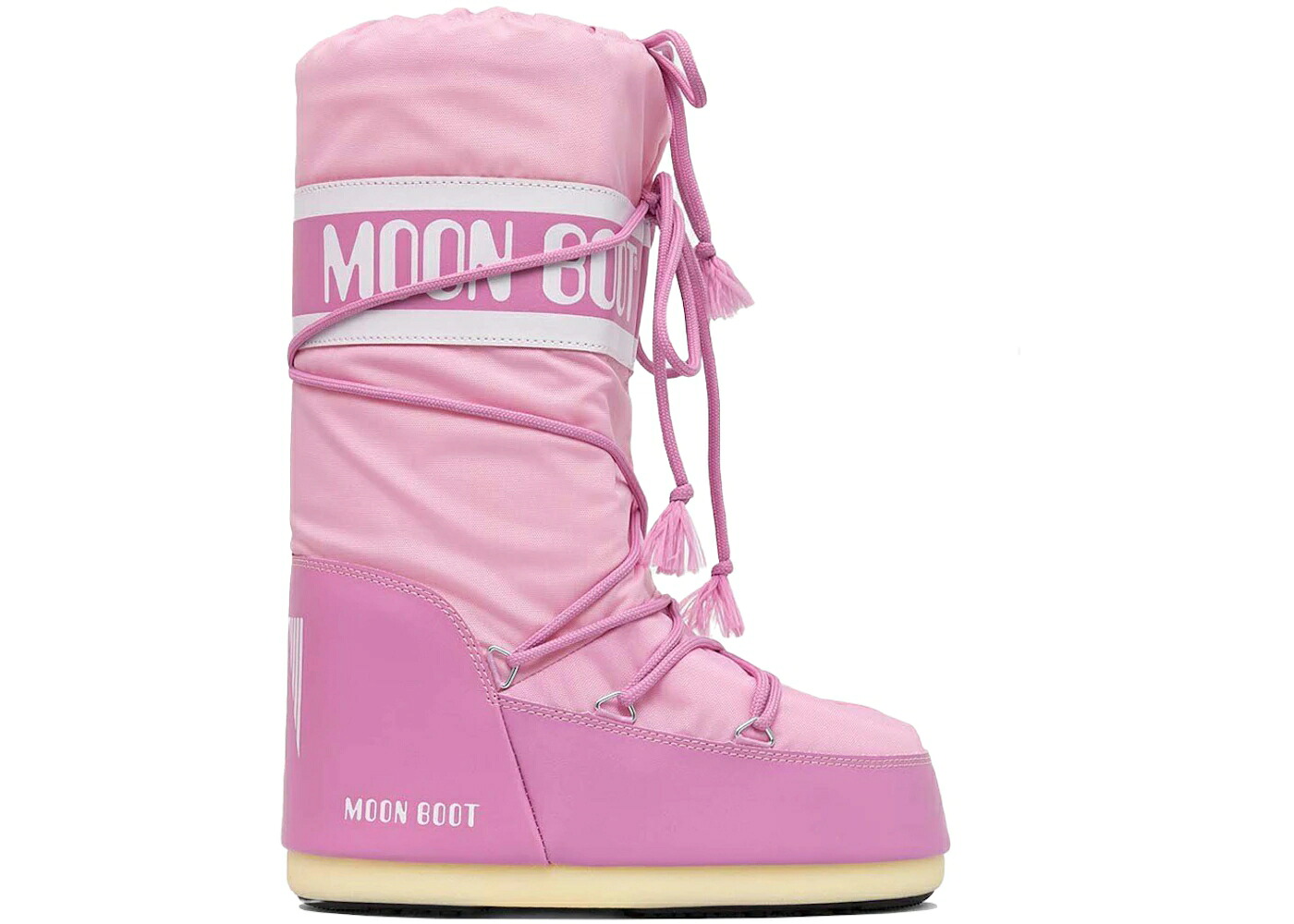 お月さまブーツ ブーツ アイコン ナイロン さくら色 スニーカー ユニ一発やる MOON BOOT MOON BOOT ICON NYLON PINK / メンズ 靴-スニーカー-メンズ靴