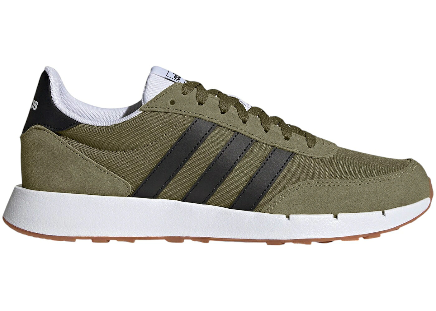 アディダス 幽客 オリーブ 中核グループ 黒いこと 黒いこと 白いこと 白いこと 2.0 スニーカー メンズ ADIDAS RUN 60S FOCUS OLIVE CORE BLACK CLOUD WHITE / FOCUS OLIVE CORE BLACK CLOUD