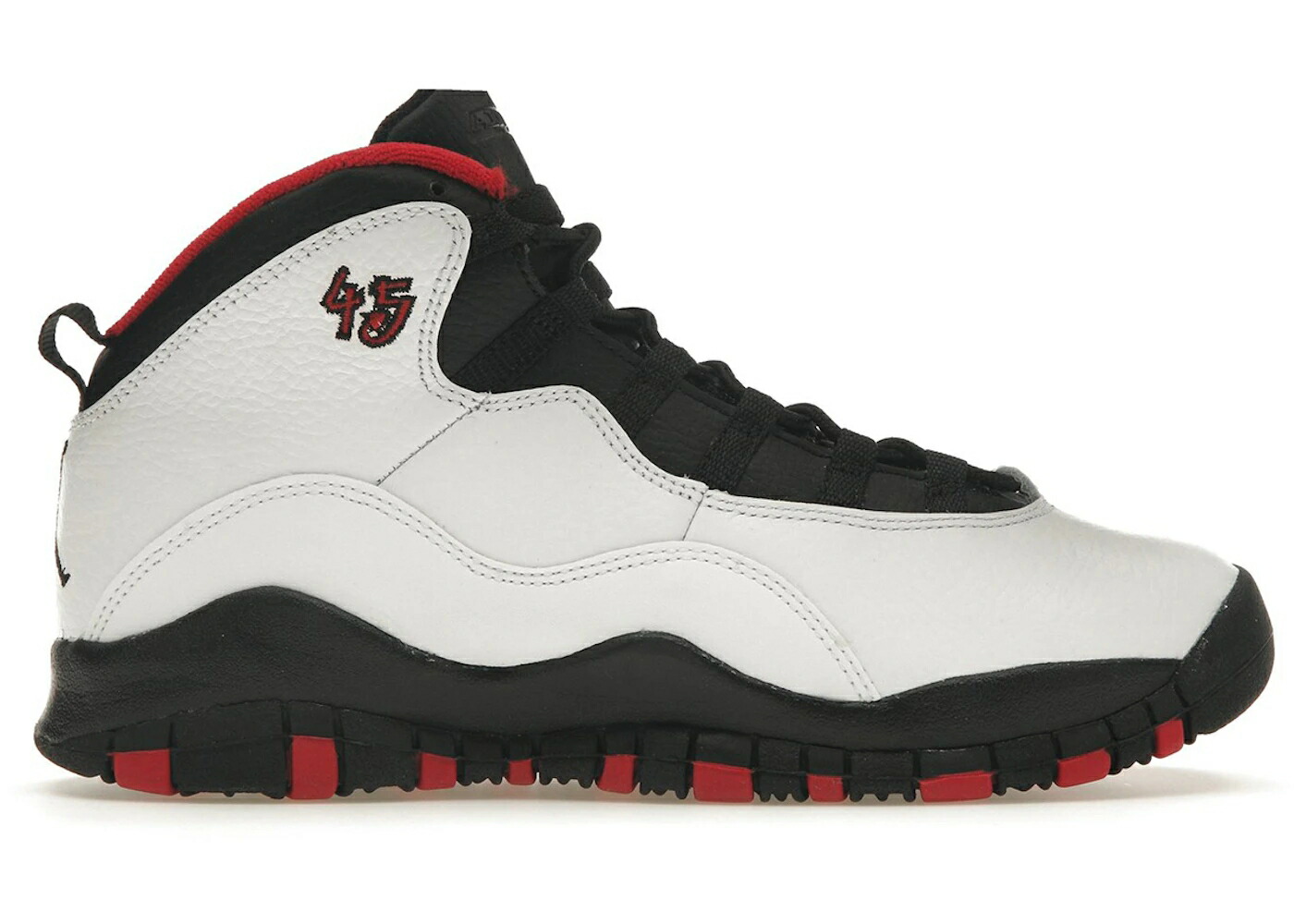 ナイキ ジョーダン 白色 ホワイト 黒色 ブラック 赤 レッド ジュニア キッズ JORDAN 10 RETRO DOUBLE NICKEL (GS) / WHITE BLACK TRUE RED ベビー マタニティ スニーカー|スニケス