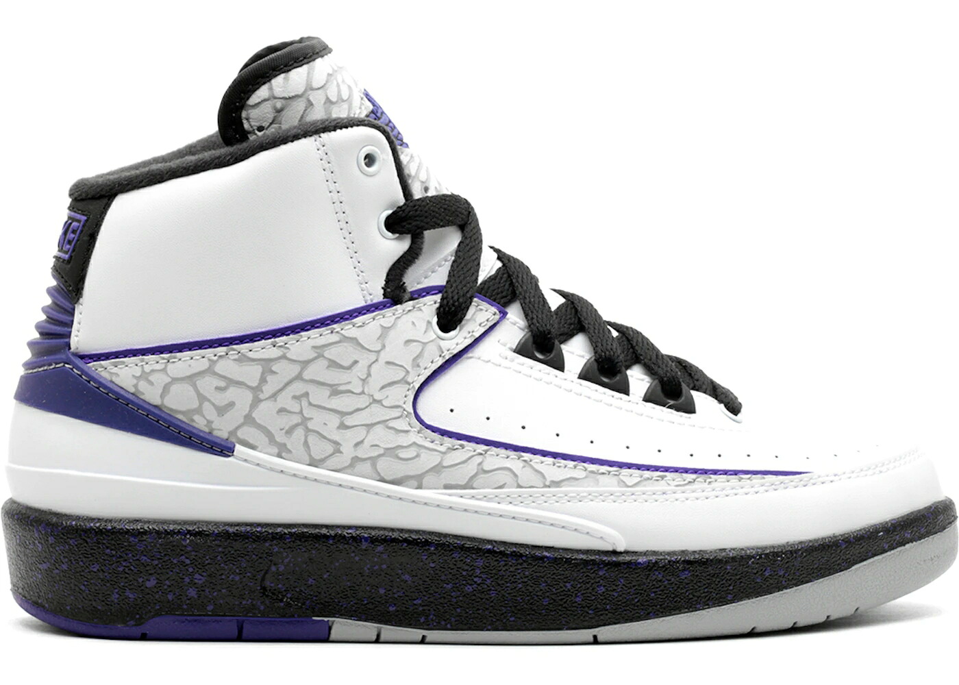 ナイキ ジョーダン コンコルド コンコード 白色 ホワイト 黒色 ブラック ジュニア キッズ JORDAN 2 RETRO DARK CONCORD (GS) / WHITE DARK CONCORD BLACK WOLF ベビー マタニティ スニーカー