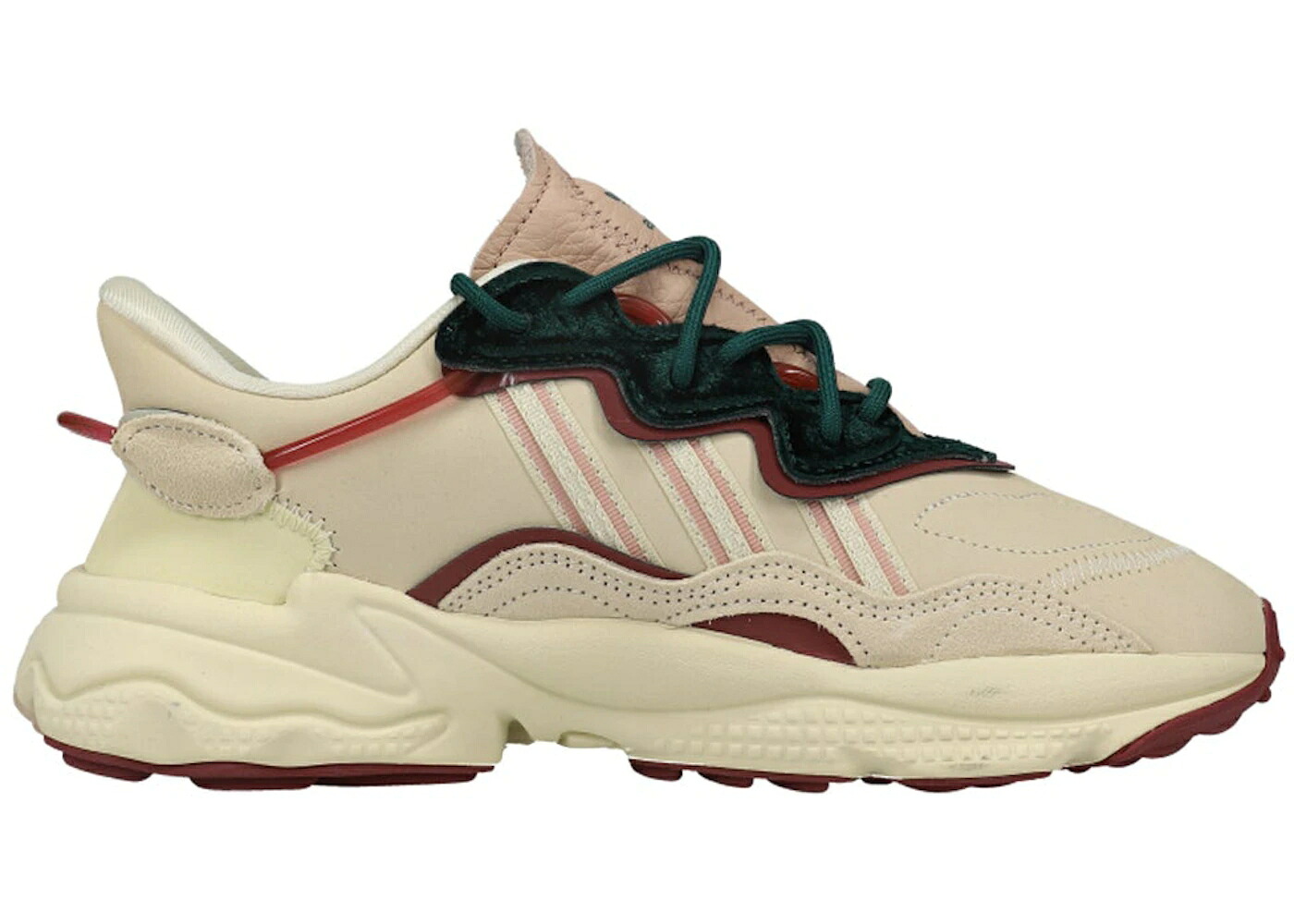 アディダス 砂色 沙子 パール WOMEN\u0027S スニーカー レディース ADIDAS OZWEEGO SAND ASH PEARL (WOMEN\u0027S) / SAND ASH PEARL COLLEGIATE GREE