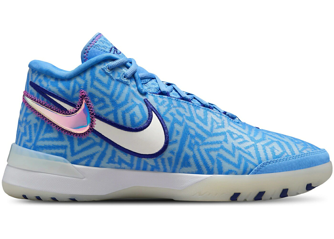 ナイキ ズーム レブロン 青色 ブルー 白色 ホワイト ディープ スニーカー メンズ NIKE ZOOM LEBRON NXXT GENISUS UNIVERSITY BLUE WHITE / UNIVERSITY BLUE DEEP ROYAL BLUE