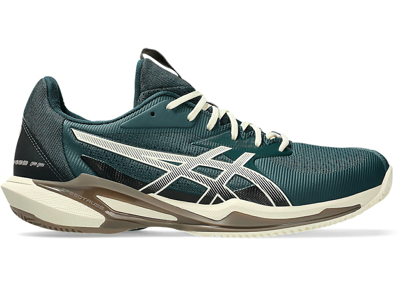アシックス す早さ 緑 緑であること スニーカー メンズ ASICS SOLUTION SPEED FF 3 CLAY SAXON GREEN BIRCH / SAXON GREEN BIRCH