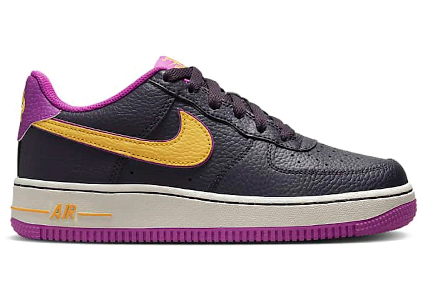 ナイキ レイカーズ 紫 パープル 空軍 御坊っちゃん キッズ NIKE AIR FORCE 1 LOW LAKERS (GS) / CAVE PURPLE LIGHT BONE VIVID もの言う花 マタニティ スニーカー