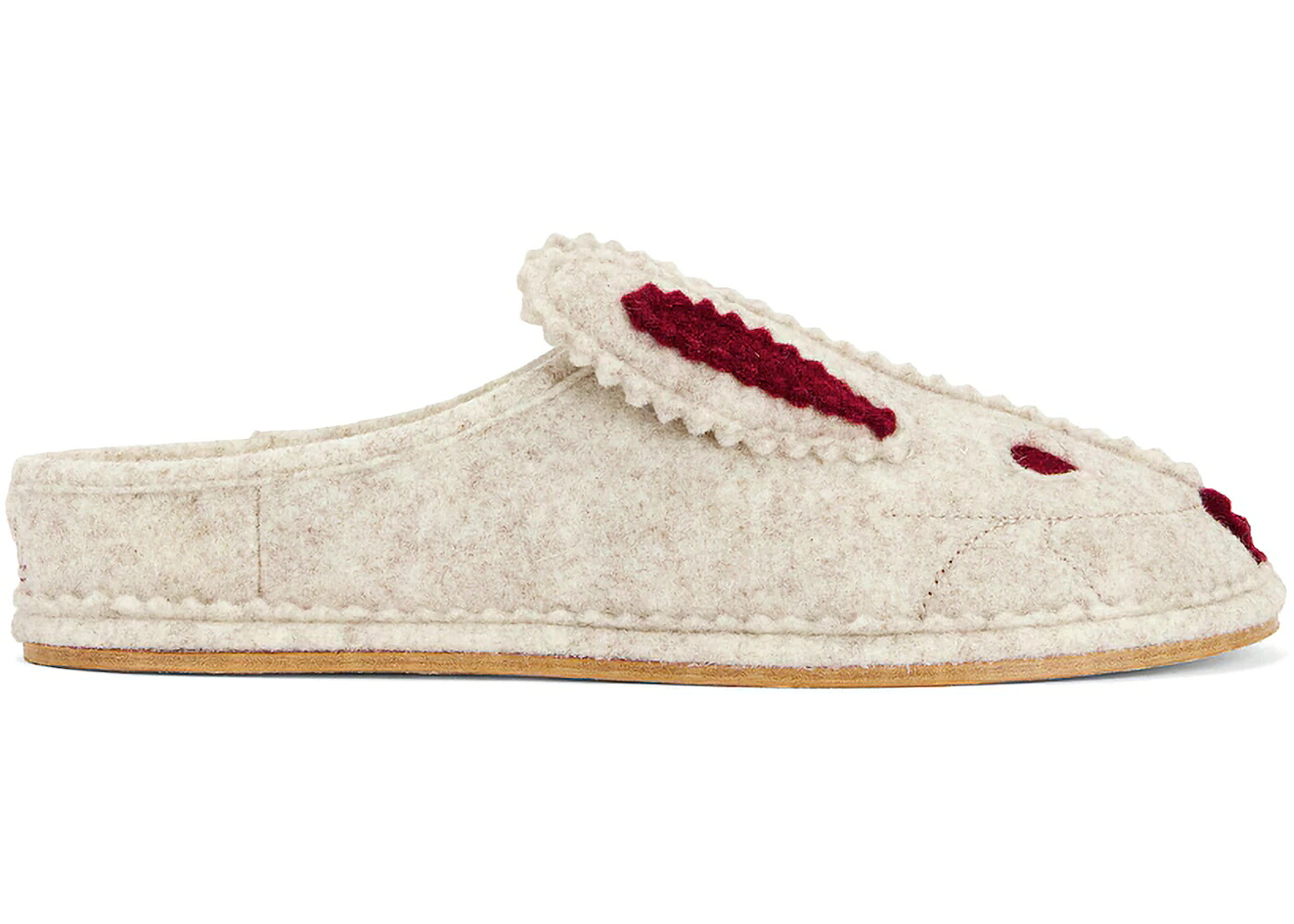 クリーム 赤 レッド スニーカー メンズ BODE RABBIT SLIPPER CREAM RED / CREAM RED｜スニケス