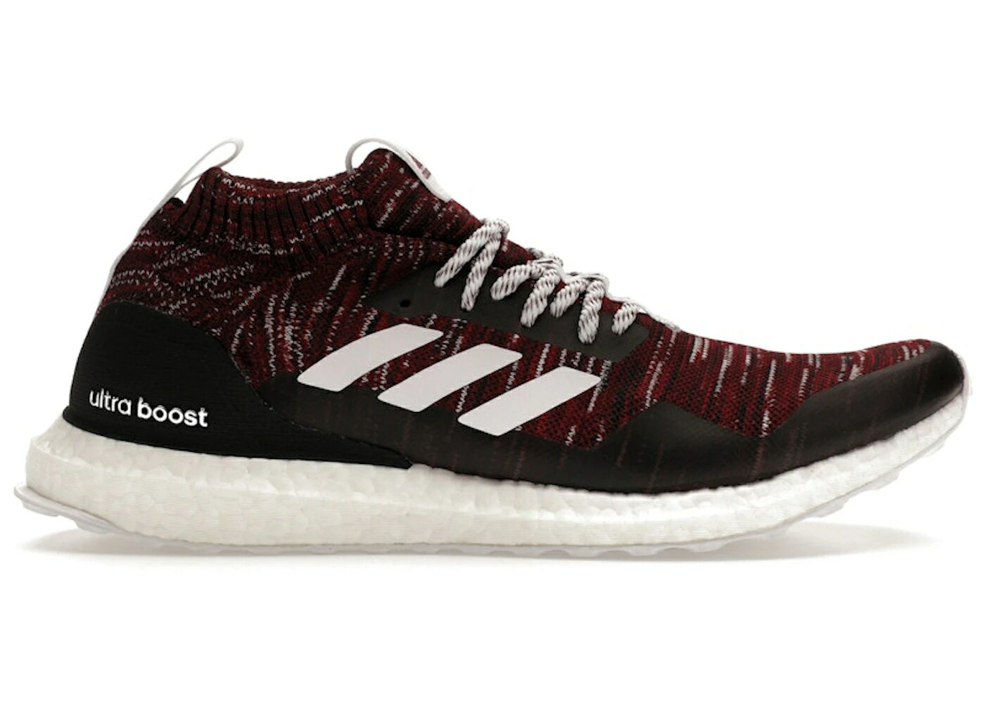 アディダス ウルトラ ブースト ミッド マルーン 白色 ホワイト 黒色 ブラック ウルトラブースト スニーカー メンズ ADIDAS ULTRA BOOST DNA MID PATRICK MAHOMES / MAROON WHITE BLACK