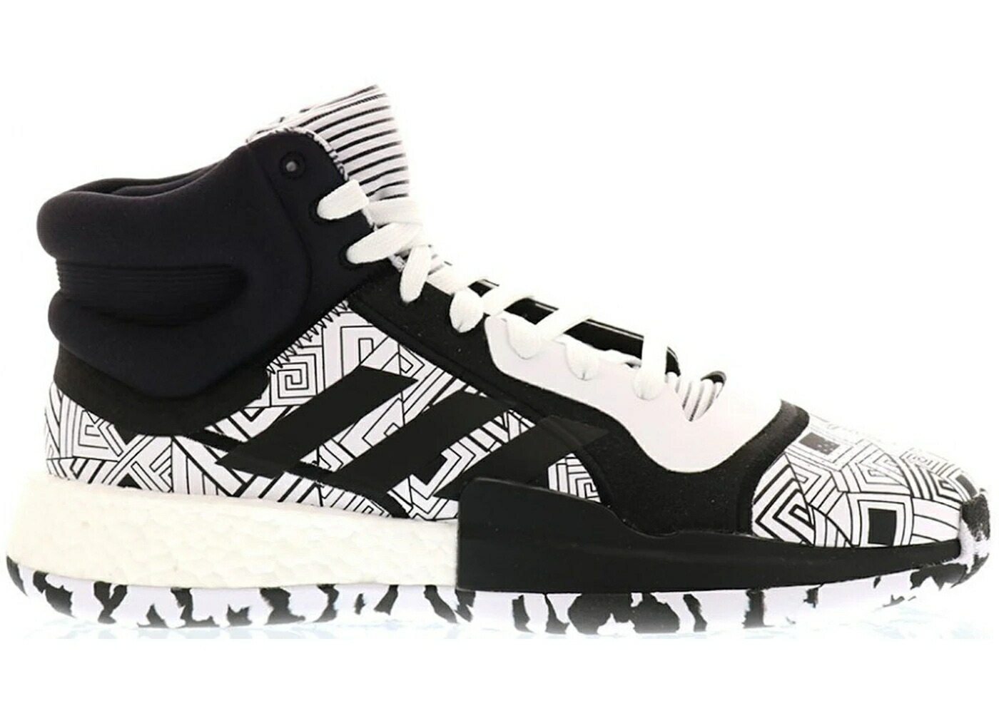 アディダス ブースト コア 黒色 ブラック 白色 ホワイト スニーカー メンズ ADIDAS MARQUEE BOOST CORE BLACK CLOUD WHITE / CORE BLACK CLOUD WHITE CORE|スニケス