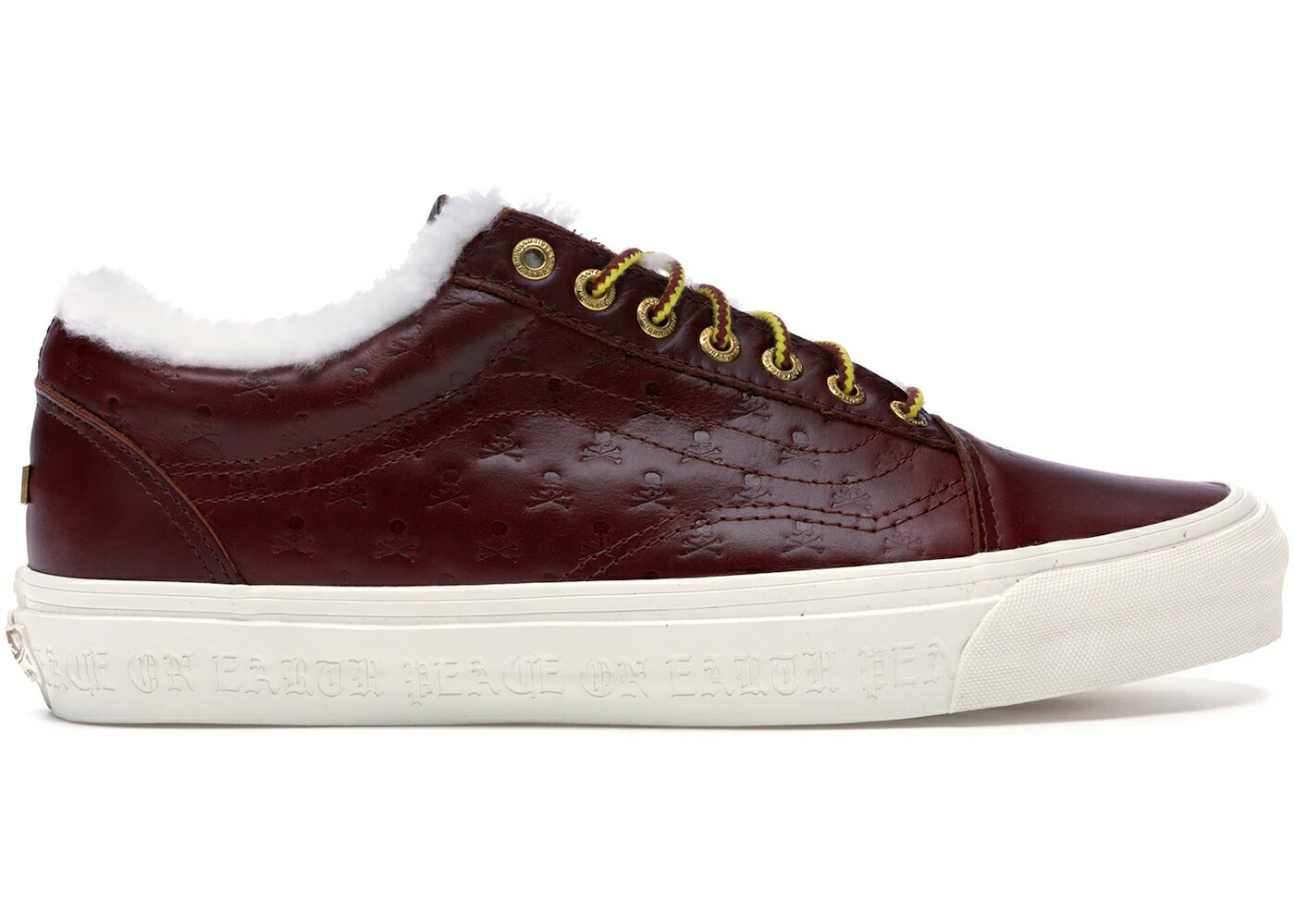 ヴァンズ バンズ 茶色 ブラウン 白色 ホワイト オールドスクール スニーカー メンズ VANS OLD SKOOL KITH X MASTERMIND JAPAN BROWN / BROWN TRUE WHITE