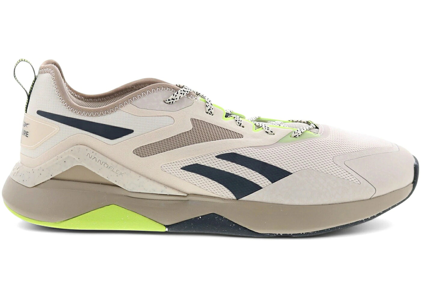 リーボック ベージュ 中核グループ 黒いこと 黒いこと 2.0 スニーカー メンズ REEBOK NANOFLEX TR STUCCO BOULDER BEIGE / STUCCO BOULDER BEIGE CORE BLACK