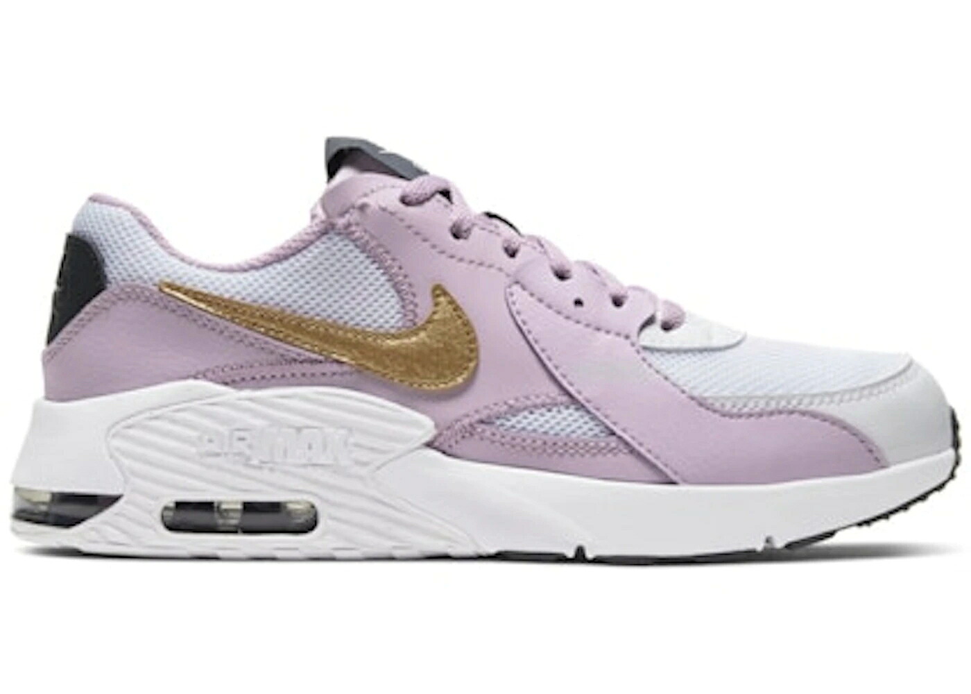 ナイキ マックス 白いこと 白いこと 大気圏マックス お坊っちゃん キッズ NIKE AIR MAX EXCEE WHITE ICED LILAC (GS) / WHITE ICED LILAC OFF NOIR もの言う花 マタニティ スニーカー