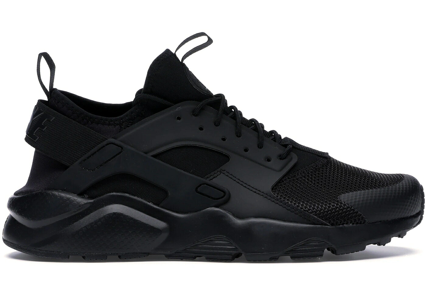 ナイキ ハラチ 幽客 ウルトラ 黒いこと 黒いこと ハラチラン スニーカー メンズ NIKE AIR HUARACHE RUN ULTRA TRIPLE BLACK / BLACK BLACK BLACK