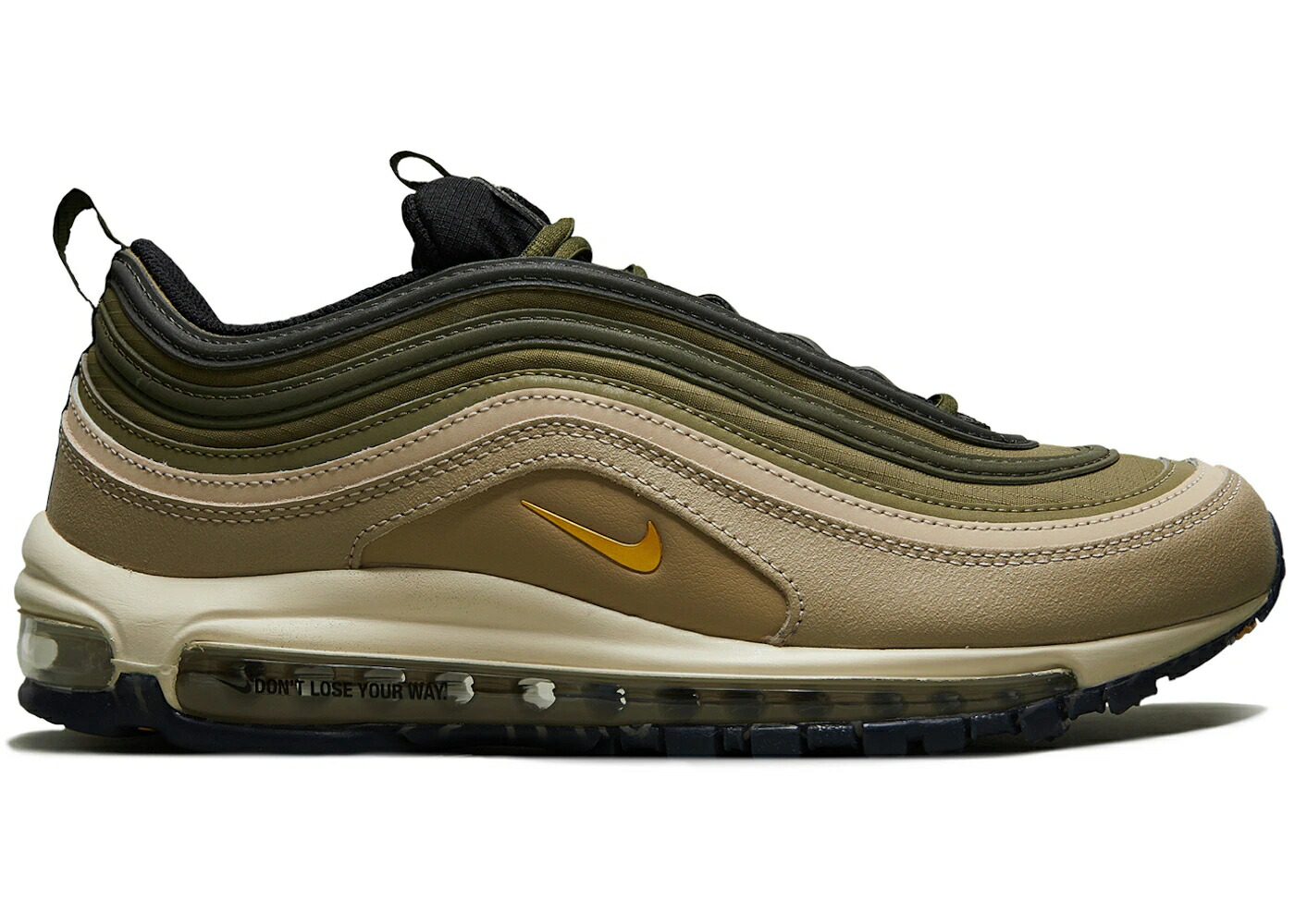 ナイキ マックス ゴールド エアマックス DON'T スニーカー メンズ NIKE AIR MAX 97 CKL LOSE YOUR WAY / PILGRIM METALLIC GOLD FOSSIL