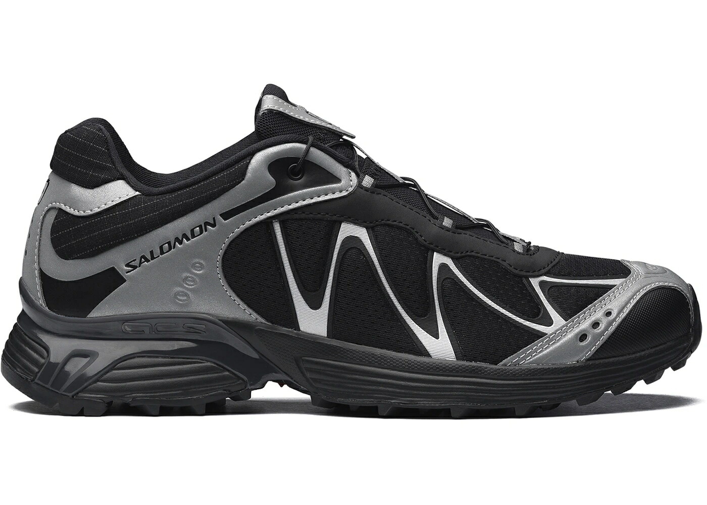 サロモン 黒色 ブラック 銀色 シルバー スニーカー メンズ SALOMON XT-WHISPER NOCTURNE VISION / BLACK CASTLEROCK FOOTWEAR SILVER