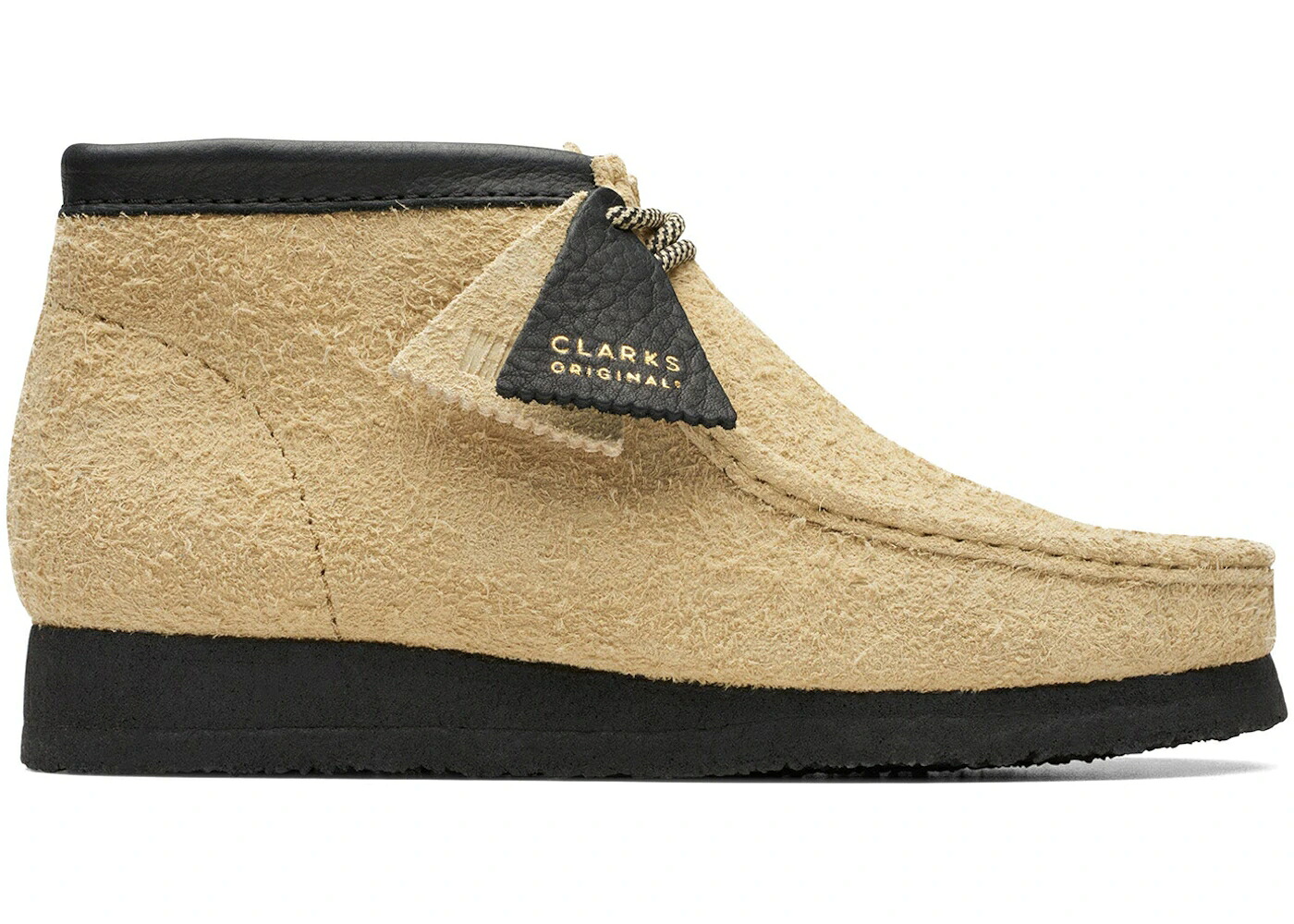 クラークス オリジナルス スエードクロス スウェード 黒いこと 黒いこと スニーカー メンズ CLARKS ORIGINALS WALLABEE HAIRY SUEDE MAPLE BLACK / MAPLE BLACK
