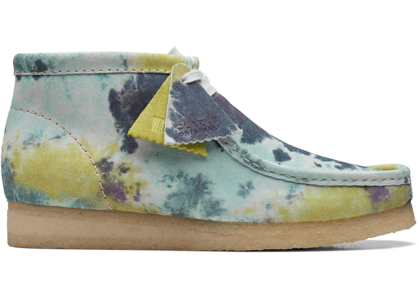 クラークス オリジナルス ブーツ タイ スニーカー メンズ CLARKS ORIGINALS WALLABEE BOOT TURQUOISE TIE DYE / TURQUOISE TIE DYE