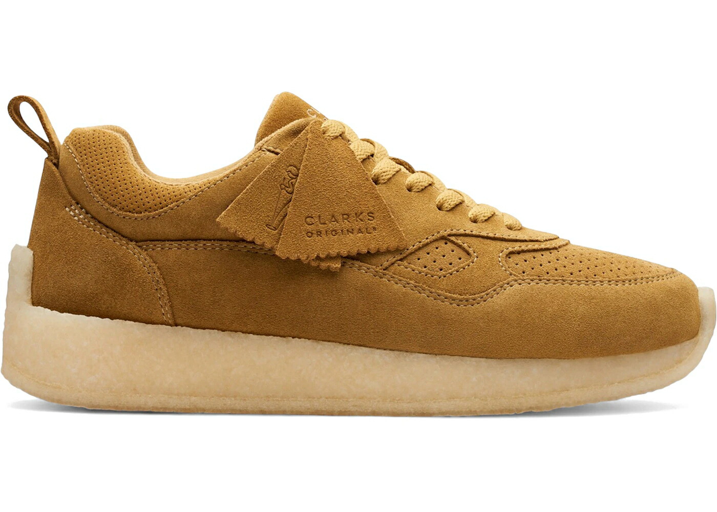 クラークス オリジナルス レザー スニーカー メンズ CLARKS ORIGINALS LOCKHILL RONNIE FIEG KITH TAN LEATHER /