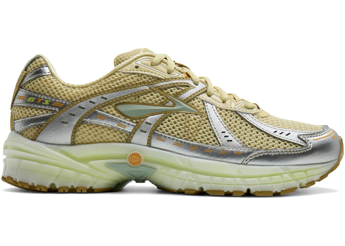 ブルックス 黄色 イエロー 銀色 シルバー スニーカー メンズ BROOKS ADRENALINE GTS 10 YELLOW SILVER / YELLOW SILVER