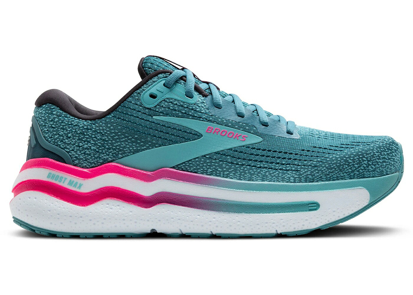 ブルックス マックス 青味 青み サクラ色 アクア WOMEN\u0027S スニーカー レディース BROOKS GHOST MAX 2 STORM BLUE KNOCKOUT PINK AQUA (WOMEN\u0027S) / STORM BLUE KNOCKOUT PINK AQUA