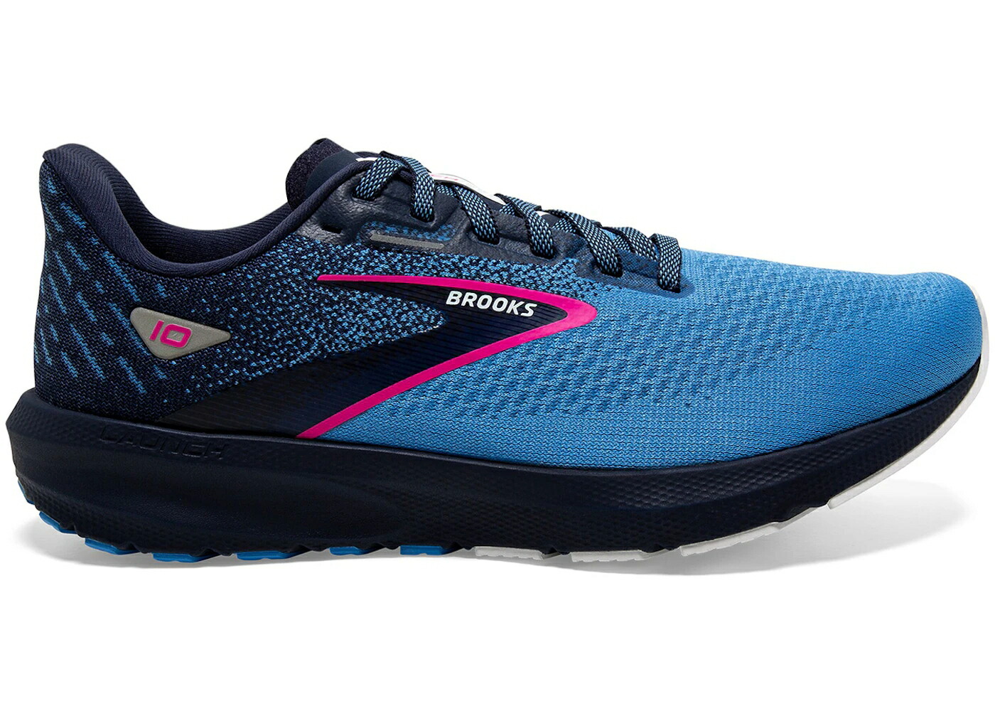 ブルックス 青碧 青色 サクラ色 WOMEN\u0027S スニーカー レディース BROOKS LAUNCH 10 PEACOAT MARINA BLUE PINK GLO (WOMEN\u0027S) / PEACOAT MARINA BLUE PINK GLO 靴-レディース靴