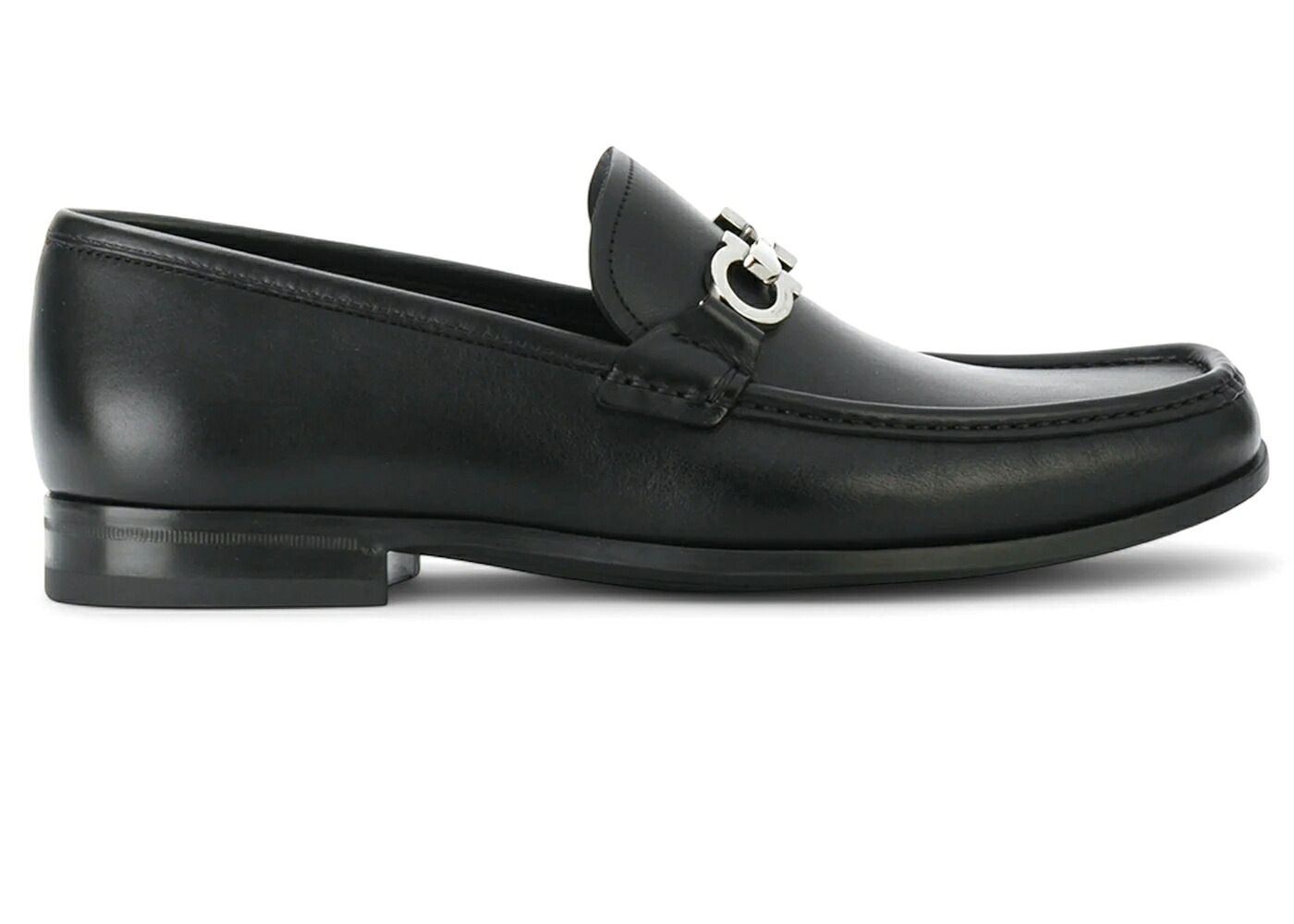 黒色 ブラック スニーカー メンズ FERRAGAMO ROLO 15 MOCASSIN BLACK /｜スニケス