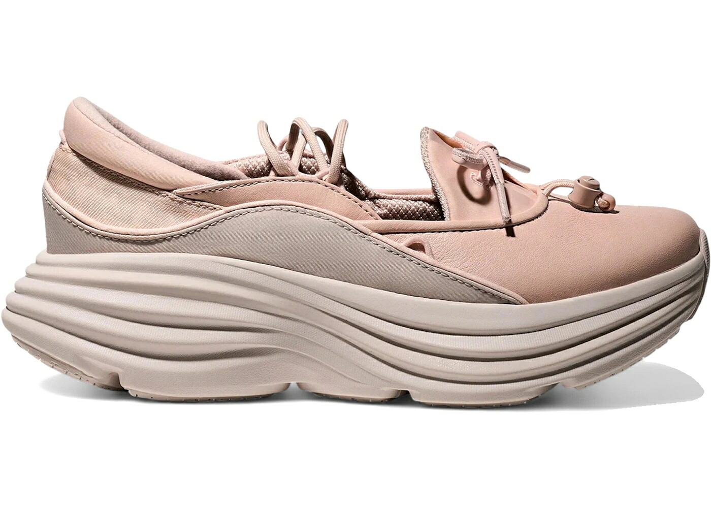 ホカオネオネ スニーカー メンズ HOKA ONE ONE HOKA ONE BONDI MARY JANE BEECH WOOD STUCCO / BEECH WOOD STUCCO