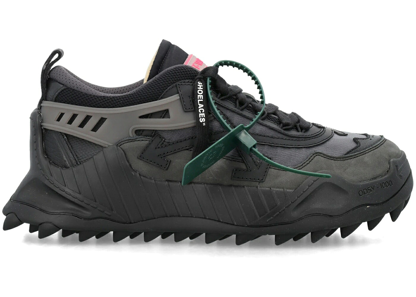 象牙色 黒いこと 黒いこと 薄墨色 薄墨色 スニーカー メンズ OFF-WHITE ODSY-1000 BLACK FUCSHIA GREY /