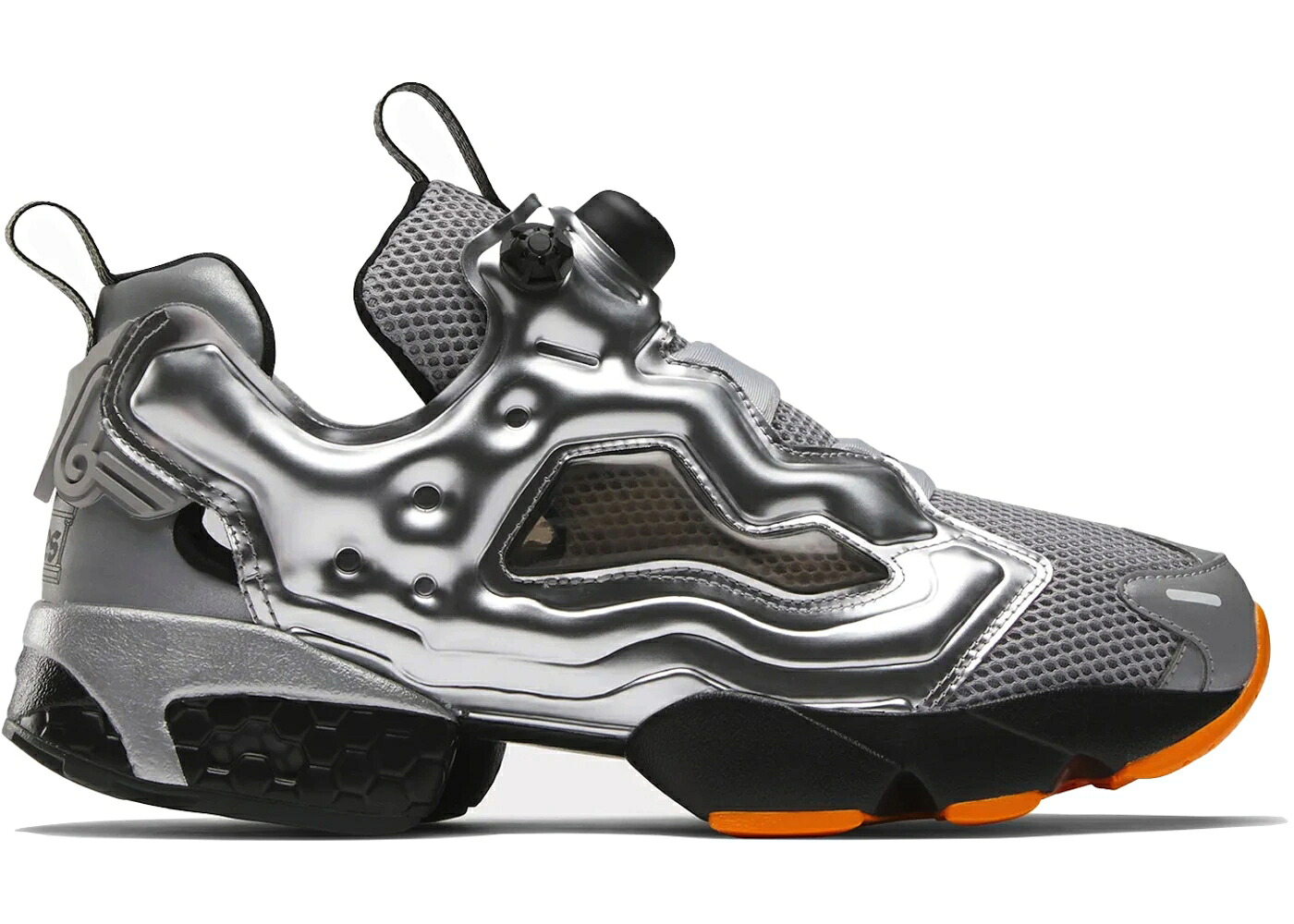 リーボック 銀色 シルバー 黒色 ブラック 橙 オレンジ 灰色 グレー インスタポンプフューリー スニーカー メンズ REEBOK INSTAPUMP FURY 94 ARIES SILVER / SILVER BLACK ORANGE GREY