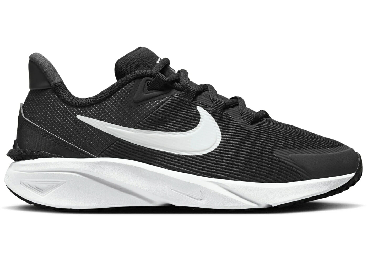 ナイキ 黒色 ブラック 白色 ホワイト ジュニア キッズ NIKE STAR RUNNER 4 NEXT NATURE BLACK WHITE (GS) / BLACK ANTHRACITE WHITE ベビー マタニティ スニーカー 23,014円