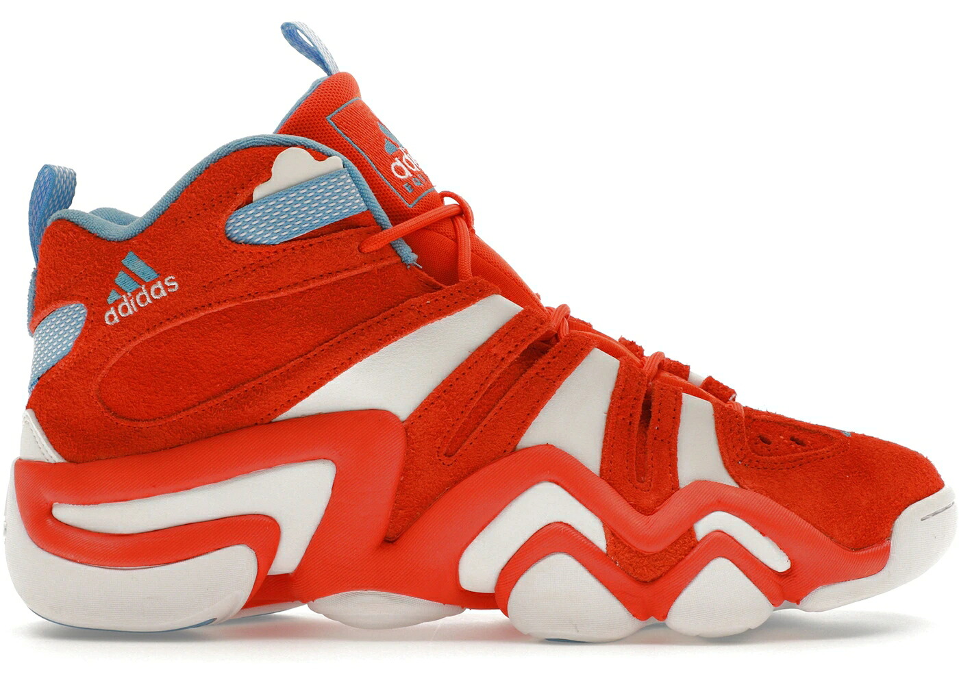 アディダス クレイジー 野球クラブ 橙 オレンジ色 白いこと 白いこと スニーカー メンズ ADIDAS CRAZY 8 TEAM ORANGE / TEAM ORANGE CLOUD WHITE TEAM