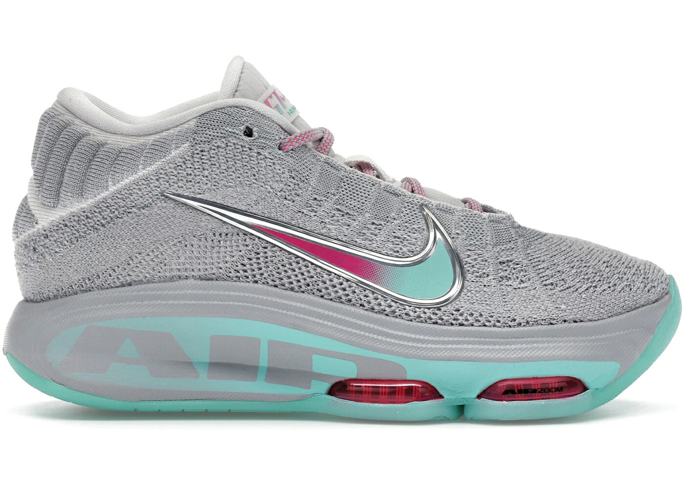ナイキ 望遠レンズ 薄墨色 薄墨色 サクラ色 プラチナム スニーカー メンズ NIKE AIR ZOOM GT HUSTLE 3 SOUTH BEACH / WOLF GREY HYPER PINK PLATINUM スニーカー-靴