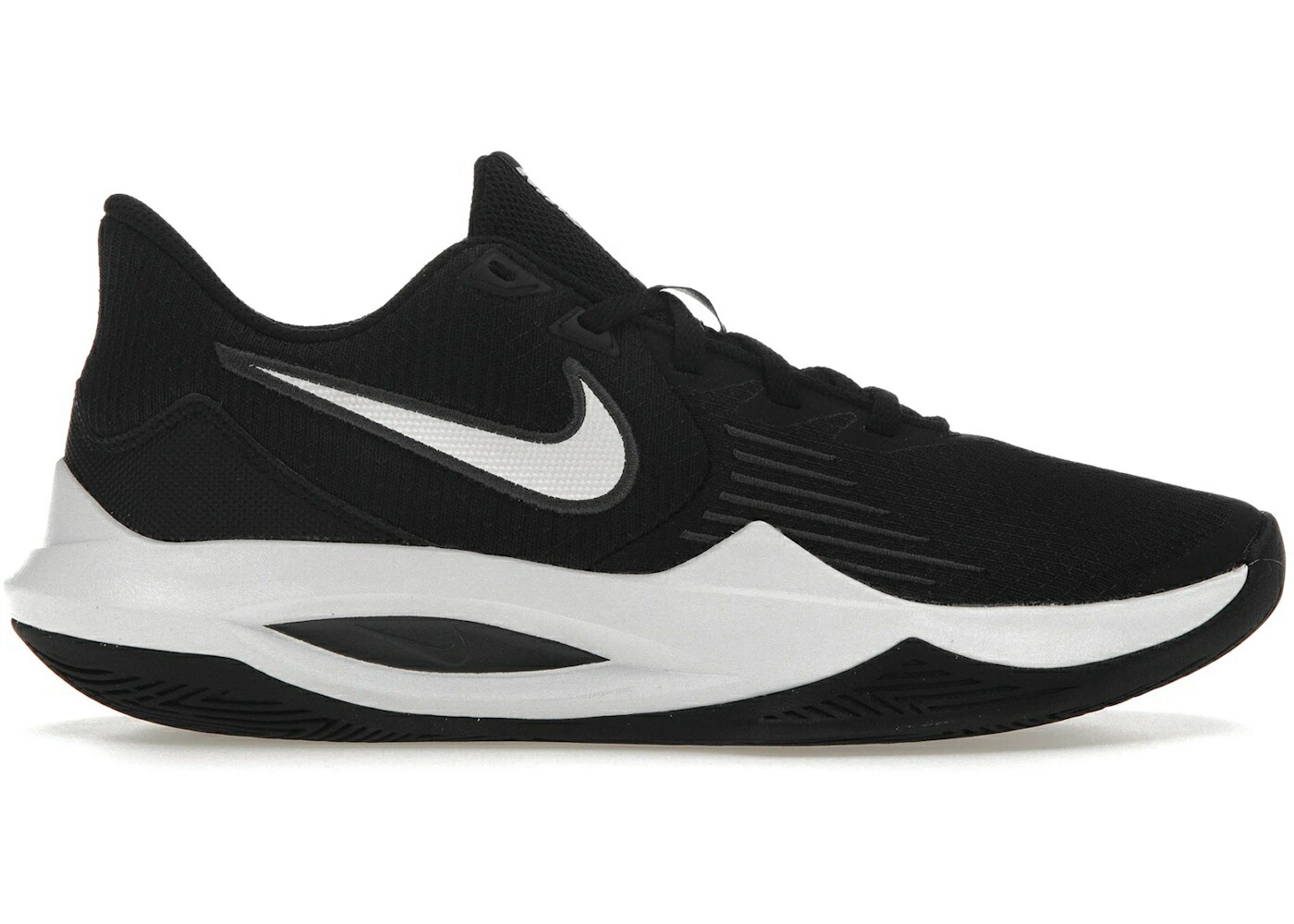 ナイキ 黒いこと 黒いこと 白いこと 白いこと スニーカー メンズ NIKE PRECISION 5 BLACK WHITE / BLACK ANTHRACITE WHITE