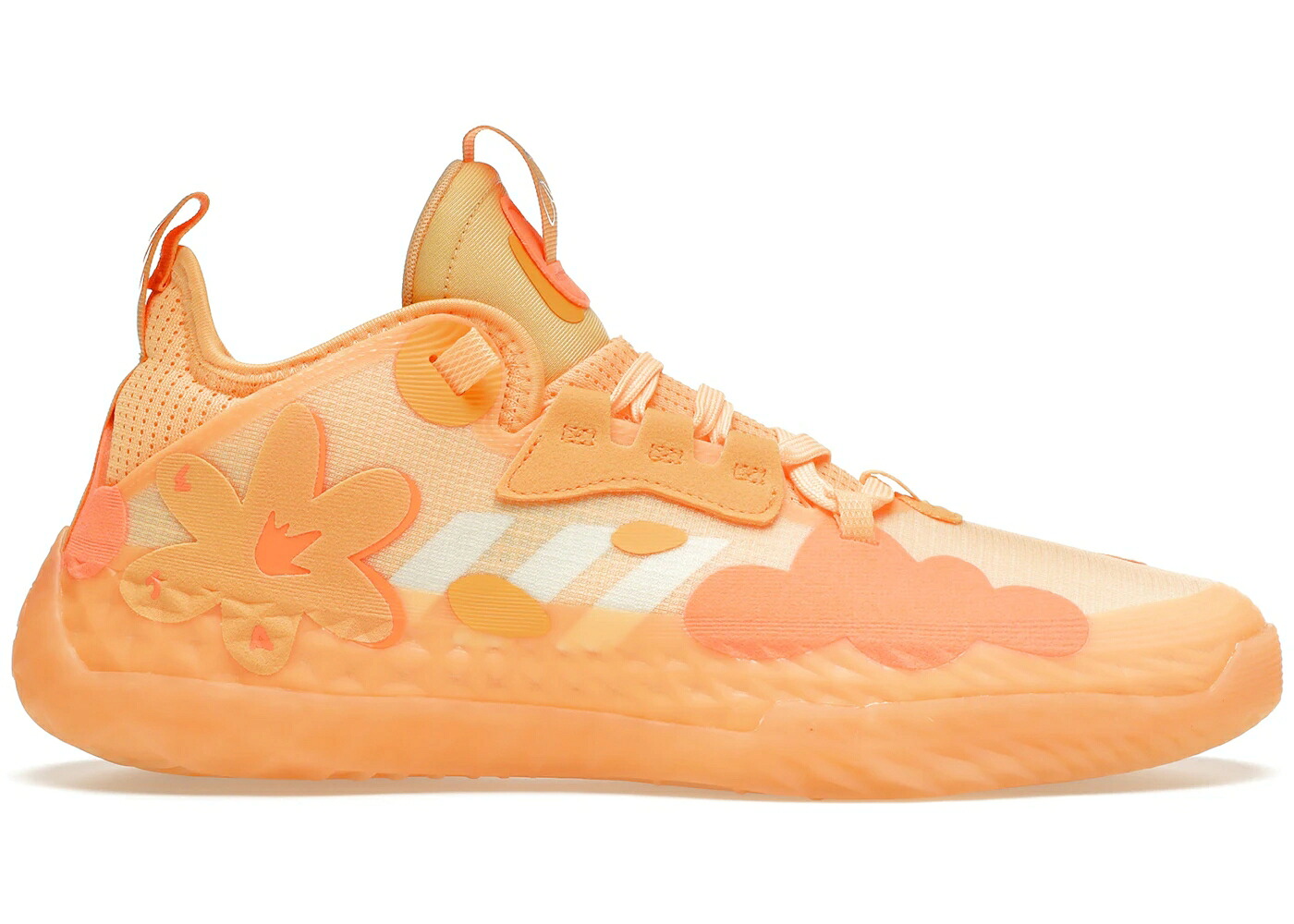 アディダス ハーデン 橙 オレンジ 白色 ホワイト VOL. スニーカー メンズ ADIDAS HARDEN 5 FUTURENATURAL ACID ORANGE / ACID ORANGE CLOUD WHITE ACID