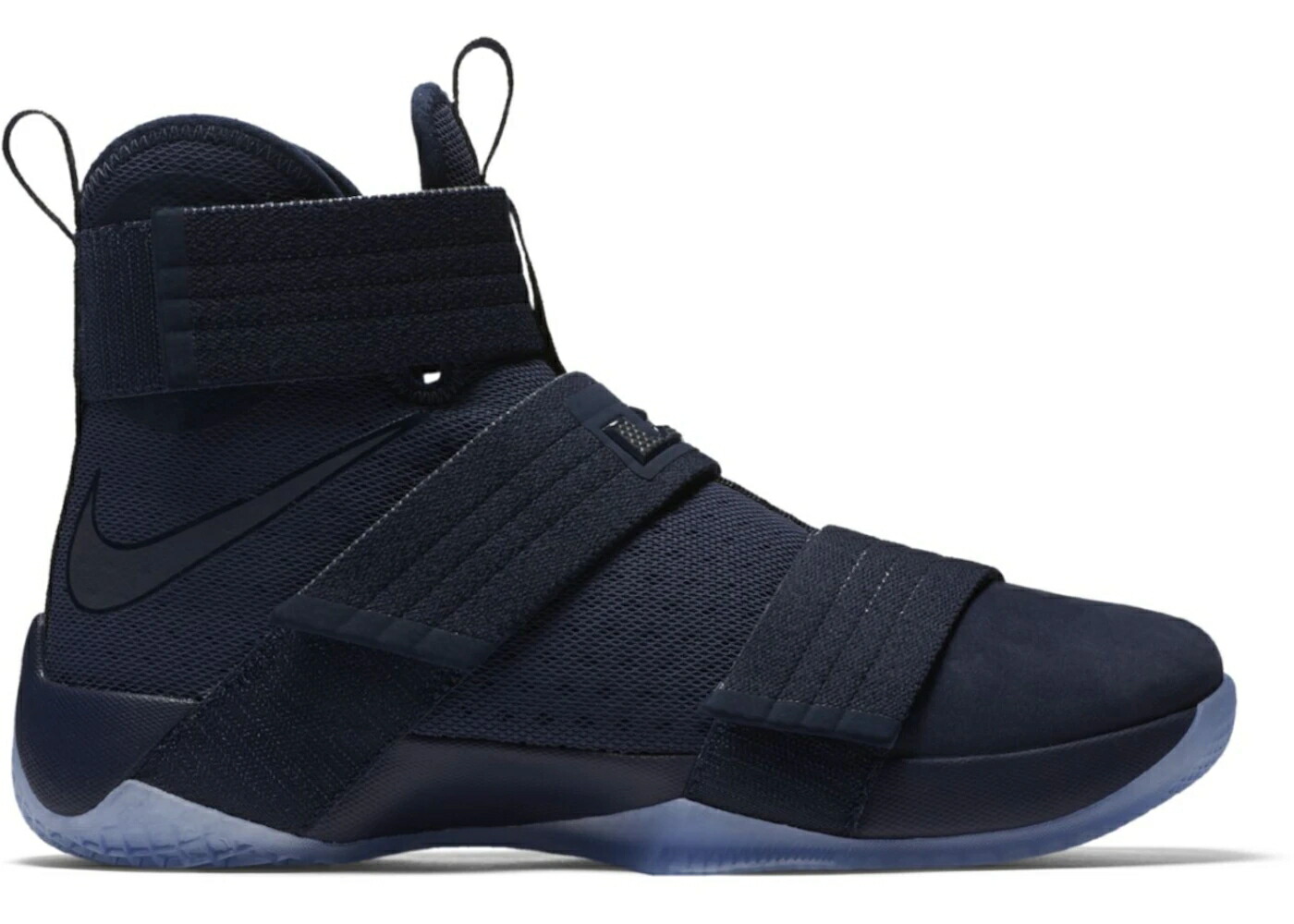 ナイキ レブロン ズーム ソルジャー 紺色 ネイビー ゲーム ゲームロイヤル 青 ブルー スニーカー メンズ NIKE LEBRON ZOOM SOLDIER 10 MIDNIGHT NAVY / MIDNIGHT NAVY GAME ROYAL