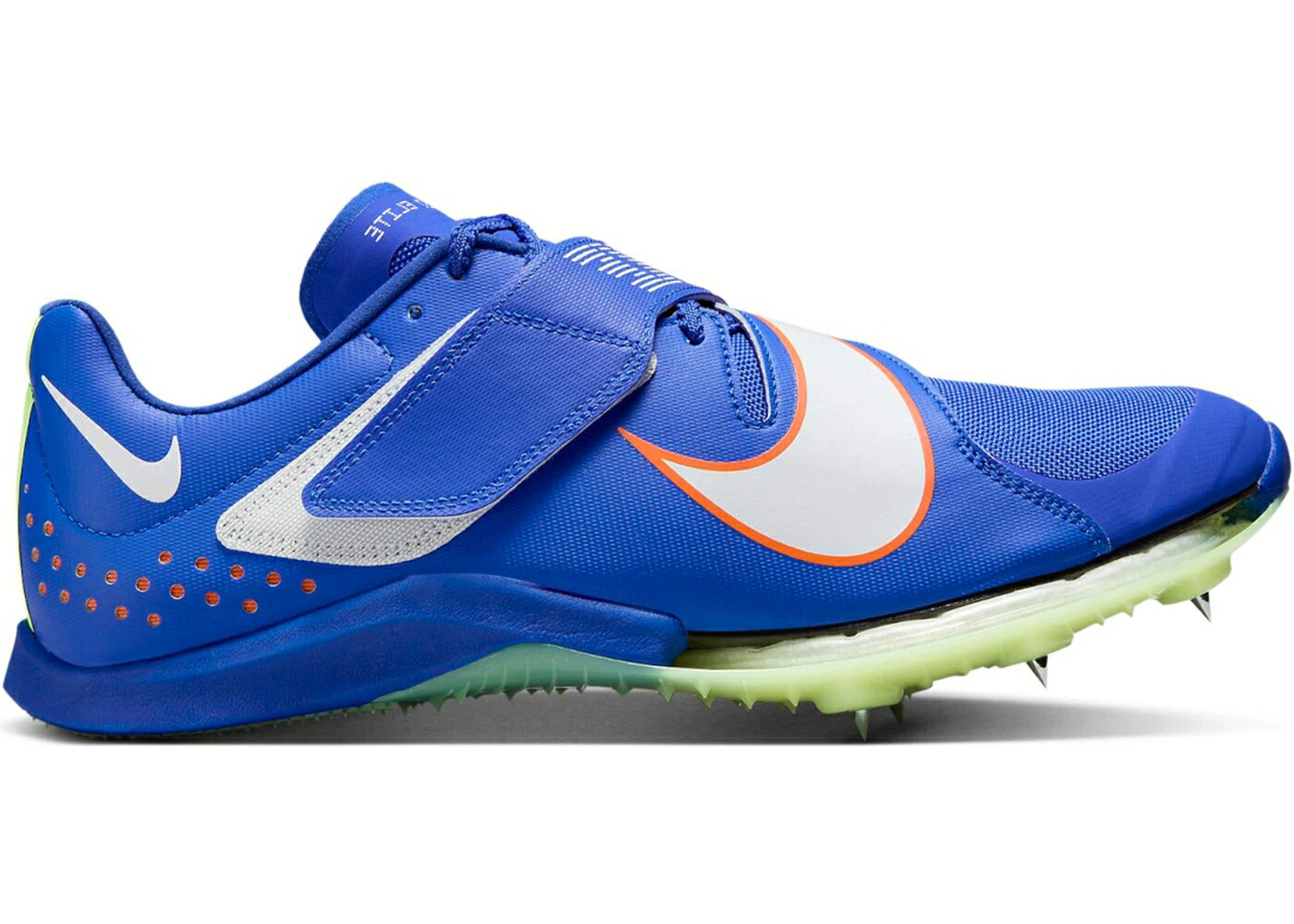 ナイキ ズーム エリート 青色 ブルー 橙 オレンジ 白色 ホワイト スニーカー メンズ NIKE AIR ZOOM LONG JUMP ELITE RACER BLUE / RACER BLUE SAFETY ORANGE WHITE