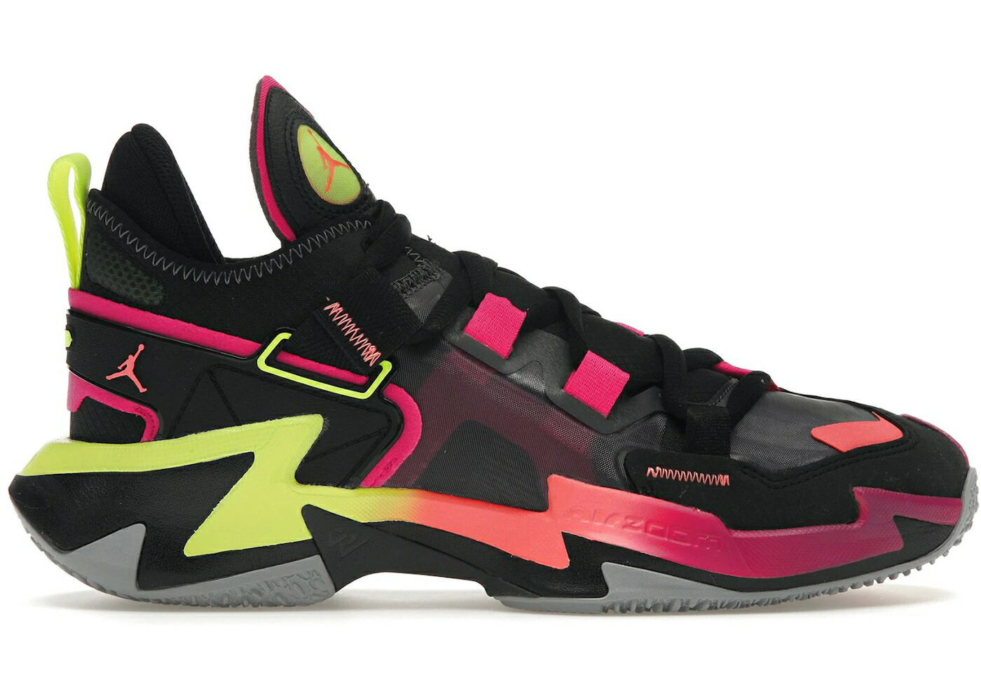 ナイキ ジョーダン 黒色 ブラック ピンク 緑 グリーン NOT.5 スニーカー メンズ JORDAN WHY RAGING GRACE / BLACK PINK GREEN