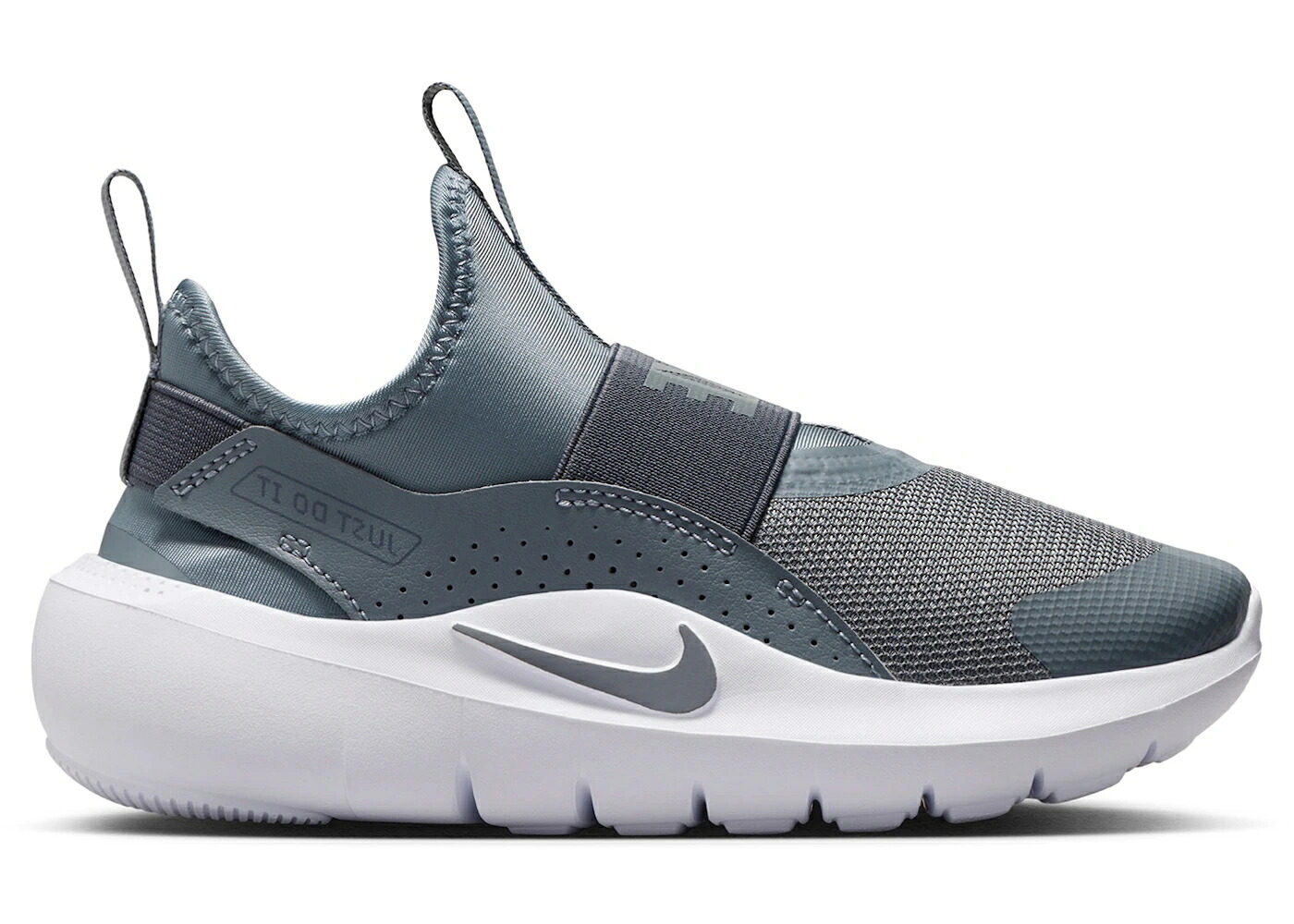 ナイキ クール 灰色 グレー 白色 ホワイト ジュニア キッズ NIKE FLEX RUNNER 4 COOL GREY DARK WHITE (PS) / COOL GREY DARK GREY WHITE COOL ベビー マタニティ スニーカー｜スニケス