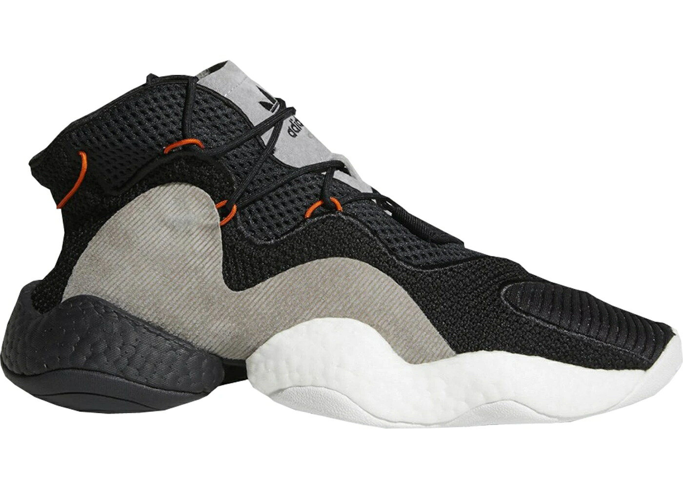アディダス クレイジー 黒色 ブラック カーボン コア 橙 オレンジ スニーカー メンズ ADIDAS CRAZY BYW LVL 1 BLACK CARBON / CORE BLACK CARBON HI RES ORANGE|スニケス