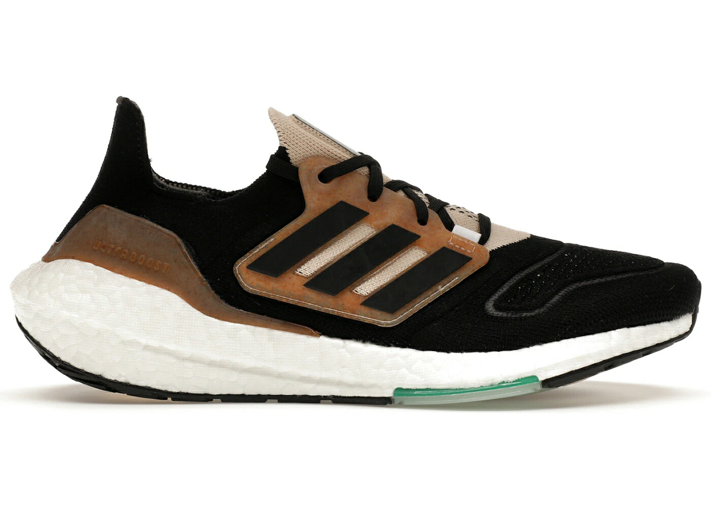 アディダス ウルトラ ブースト コア 黒色 ブラック ウルトラブースト スニーカー メンズ ADIDAS ULTRA BOOST 22 MADE WITH NATURE CORE BLACK WONDER TAUPE / CORE BLACK CORE BLACK WONDER 47,700円