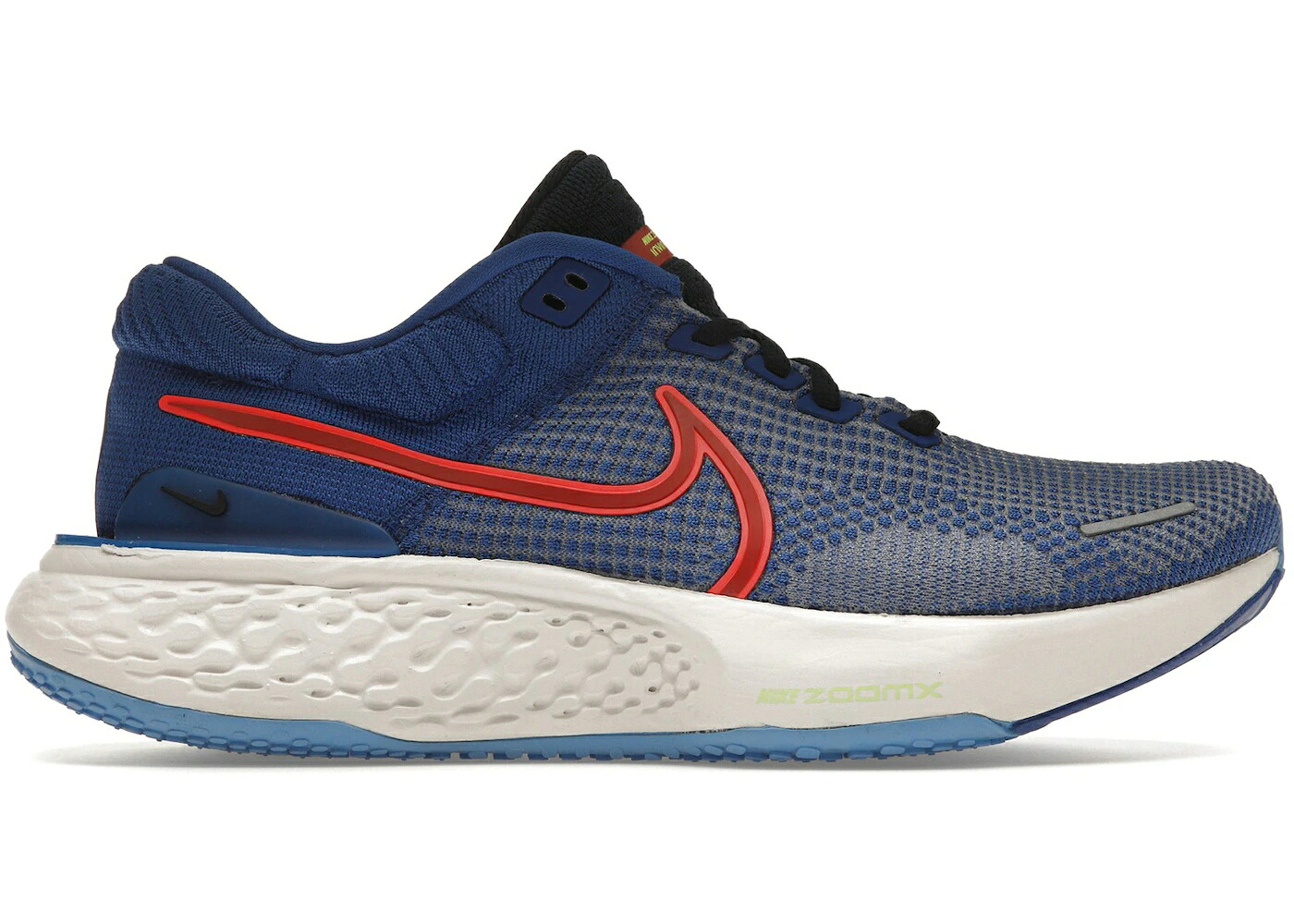 ナイキ ラン フライニット ゲーム 赤 レッド 青色 ブルー ゲームロイヤル 青 スニーカー メンズ NIKE ZOOMX INVINCIBLE RUN FLYKNIT 2 GAME ROYAL RED CLAY / GAME ROYAL BLACKENED BLUE
