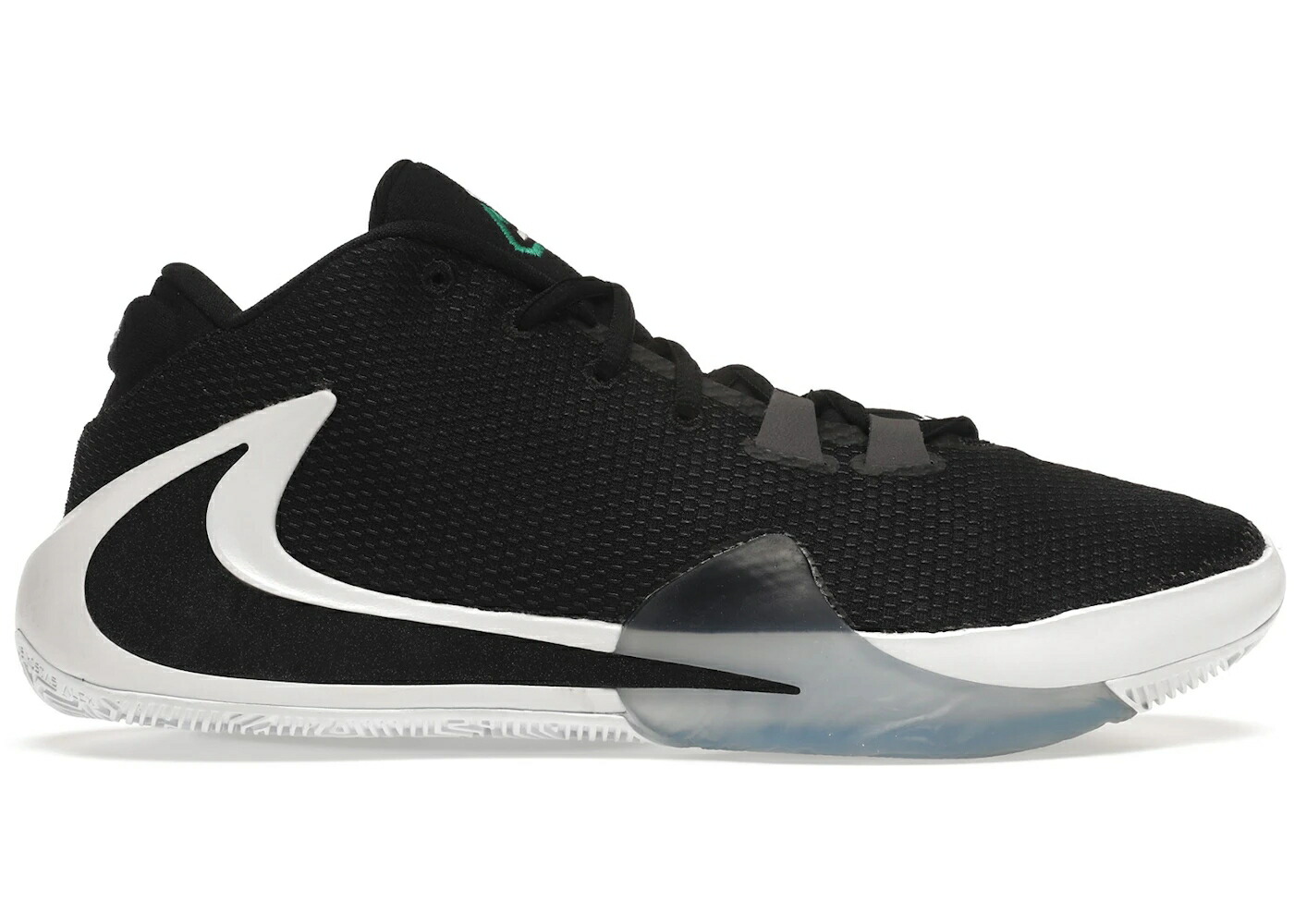 ナイキ ズーム 黒色 ブラック 白色 ホワイト 緑 グリーン ズームフリーク スニーカー メンズ NIKE ZOOM FREAK 1 BLACK WHITE / BLACK BLACK WHITE LUCID GREEN