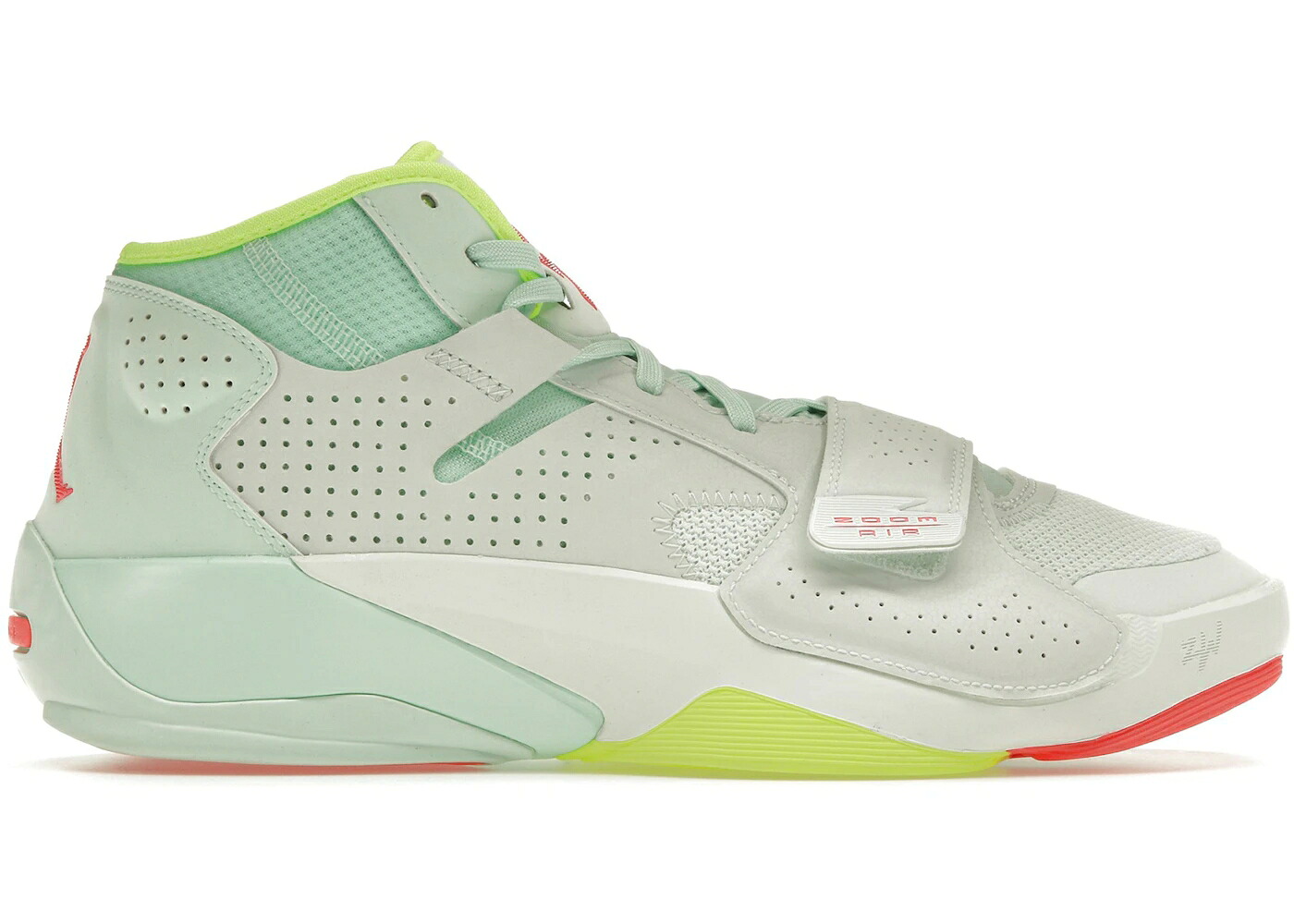 ナイキ ジョーダン 緑 緑であること クリムゾン スニーカー メンズ JORDAN ZION 2 BARELY GREEN / BARELY GREEN FLASH CRIMSON VOLT