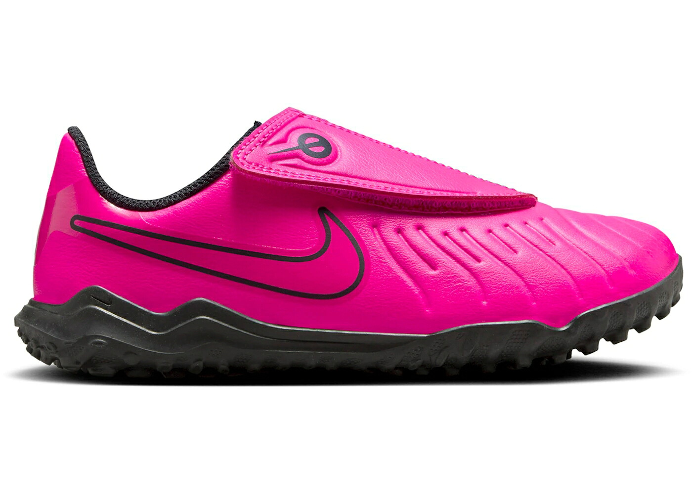 ナイキ ティエンポ レジェンド クラブ ピンク 黒色 ブラック ジュニア キッズ NIKE TIEMPO LEGEND 10 CLUB TF FIERCE PINK BLACK (PS) / FIERCE PINK BLACK ベビー マタニティ スニーカー｜スニケス