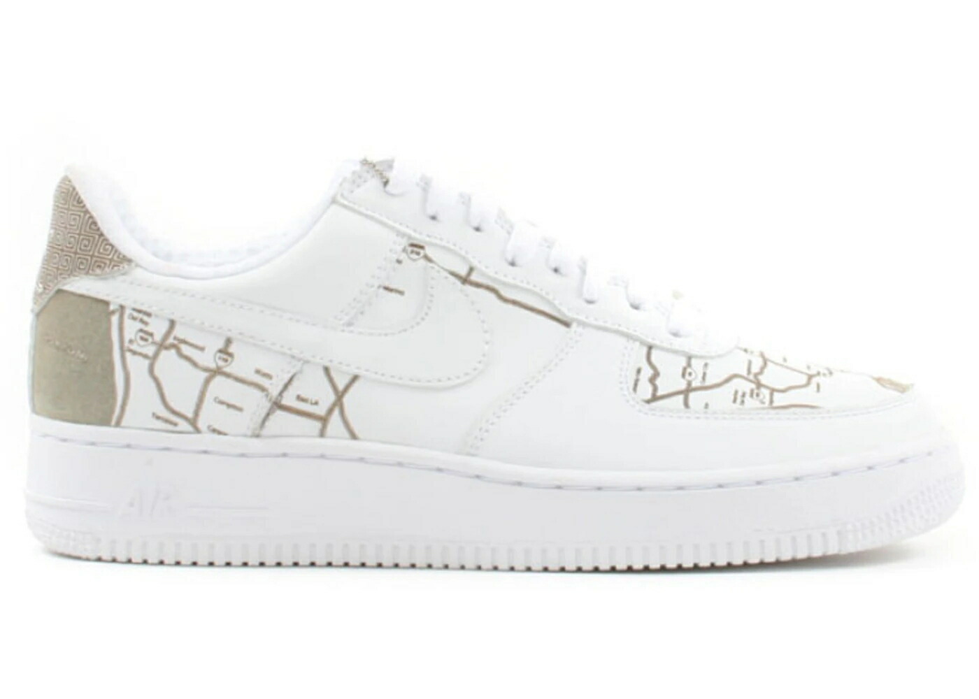 ナイキ 天使の都市 白いこと 白いこと 空軍 スニーカー メンズ NIKE AIR FORCE 1 LOW 天使の都市 MAP / WHITE WHITE