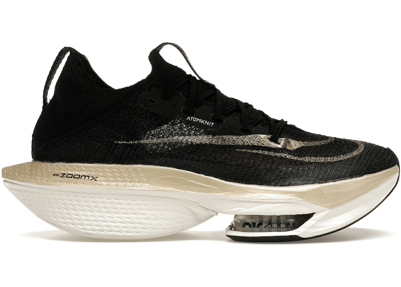 ナイキ ズーム 黒色 ブラック ゴールド NEXT% スニーカー メンズ NIKE AIR ZOOM ALPHAFLY 2 BLACK METALLIC GOLD GRAIN / BLACK SAIL METALLIC GOLD GRAIN