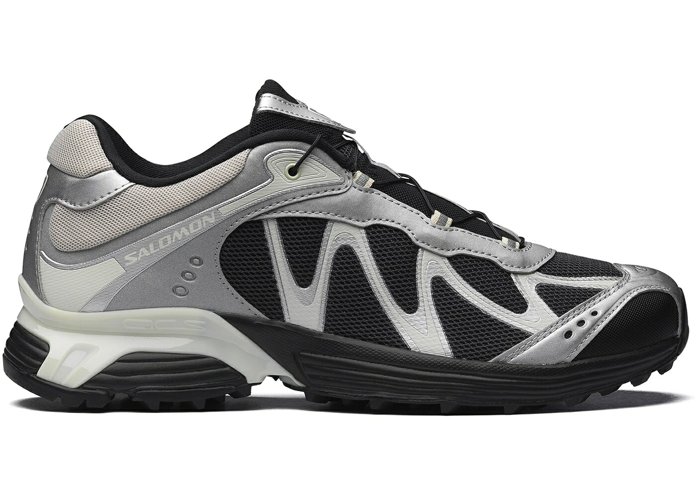 サロモン 黒いこと 黒いこと しろがね色 しろがね色 スニーカー メンズ SALOMON XT-WHISPER BLACK SILVER / BLACK BLACK FOOTWEAR SILVER